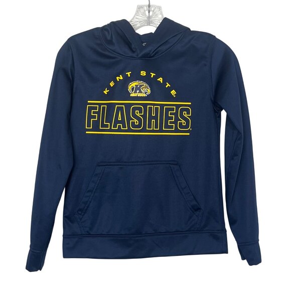 Kent State Flashes Youth Hoodie Medium 10/12 Blue Gen2 - Picture 1 of 9